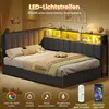 AODEMOKO Polsterbett Schlafsofa, Jugendbett mit Produktbild-Vorschau 3