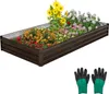 Podniesiona grządka, 240 x 120 x 30 cm metalowa skrzynia do Podgląd zdjęcia produktu 1
