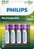 Paquet de 4 piles aa philips r6b4b260/10/ 1,2v/ Voir les images du produit 2