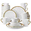 Service de table en porcelaine, LOVECASA 32 pcs. service Voir les images du produit 1