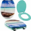 Grafner WC Sitz aus MDF stabile Qualität Wooden Boat Produktbild-Vorschau 2