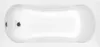 A top-down view of a white bathtub. Produktbild-Vorschau