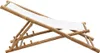 vidaXL Chaise longue bambou et toile Voir les images du produit 4