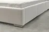 Polsterbett Schlafzimmerbett SULTAN Kunstleder Beige Produktbild-Vorschau 3