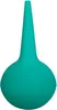 A teal-colored bulb syringe is shown against a white background. Náhled obrázku produktu