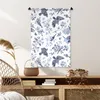 MuchoWow® Wandteppich Wandbehang Blumen - Vogel - Blau Produktbild-Vorschau 6