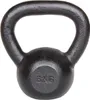 Kettlebell manubrio in metallo nero Peso 4 kg Anteprima dell’immagine prodotto 1
