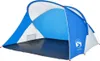 vidaXL Plážový stan 2 osoby azure blue Pop-Up Waterproof Náhľad obrázku produktu 1