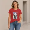 T-shirt da donna, stile vintage retrò, con la scritta Anteprima dell’immagine prodotto 3
