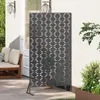 VidaXL, osłona przeciwwiatrowa, 100 x 50 x 180 cm, stal, Podgląd zdjęcia produktu 3
