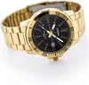 A close-up studio shot of a gold and black Casio watch against a white background. Náhled obrázku produktu