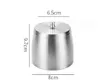 Aschenbecher mit Deckel, Edelstahl Aschenbecher für Produktbild-Vorschau 6