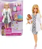 Barbie pediatra con bambola bionda, bambola neonato, Anteprima dell’immagine prodotto 6