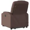vidaXL Massagesessel mit Aufstehhilfe Braun Kunstleder Produktbild-Vorschau 5