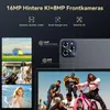 Marketing image showcasing camera features and lifestyle shots. Produktbild-Vorschau