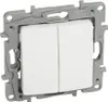 Vypna Legrand 764502 Niloe dvojit striedav r. 6+6 biely Náhľad obrázku produktu 1