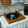 MzeliKing vinylový gramofon, retro gramofon, dřevěná stolní Náhled obrázku produktu 7
