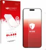 A product box and a screen protector for a smartphone. Produktbild-Vorschau