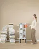 VASAGLE Bücherregal mit 4 Ebenen, drehbares Standregal, mit Produktbild-Vorschau 3