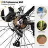 Hiland Mountainbike MTB 27,5 Zoll mit Aluminiumrahmen Produktbild-Vorschau 3