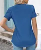ASKSA Damen T-Shirt Sommer Kurzarm Rundhals Laessig Shirts Produktbild-Vorschau 5
