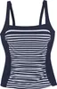 LASCANA Tankini-Top Myst marine-weiß Größe 44 Cup C Produktbild-Vorschau 1