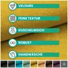 novely® RICKERT - Samtweicher Velours Polsterstoff mit Produktbild-Vorschau 2