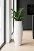 Vaso da terra MAGNUM in fibra di vetro, bianco lucido, Anteprima dell’immagine prodotto 2