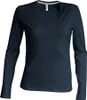 Kariban Ladies long sleeve V-neck T-shirt Produktbild-Vorschau 2