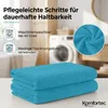 Komfortec 2er Saunatuch Set 80x200 cm aus 100% Baumwolle, Produktbild-Vorschau 3