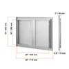VEVOR porta di accesso al barbecue, 710 x 482 mm, doppia Anteprima dell’immagine prodotto 8