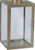 2tlg Metall Laternen Set Olivegrün Gartenlaterne Windlicht ca.H34/47cm Produktbild-Vorschau