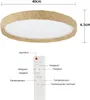 ZMH Deckenlampe LED Deckenleuchte Wohnzimmer - 43W Produktbild-Vorschau 4