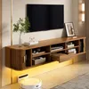 Mobile sospesa per TV Merax con illuminazione LED, pensile Anteprima dell’immagine prodotto 2