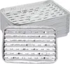 Relaxdays Grillschale Alu, 40er Set, 34 x 22 cm, Aluschalen Produktbild-Vorschau 1