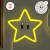 Super Star Super Mario LED-Neonlicht zur Wandhalterung Produktbild-Vorschau 7