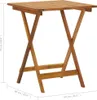 vidaXL Klappbarer Gartentisch 60x60x75 cm Massivholz Akazie Produktbild-Vorschau 16