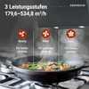 Respekta Konkave Schräghaube Alia mit Glasschirm, Schwarz, Produktbild-Vorschau 4