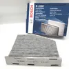 A Bosch cabin air filter and its packaging are displayed against a white background. Produktbild-Vorschau