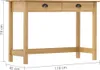 vidaXL Konzolový stolek Hill se 2 zásuvkami 110×45×74 cm Náhled obrázku produktu 5