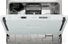 An open dishwasher with its control panel and interior visible. Produktbild-Vorschau