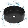Waschbecken Rund Aufsatzwaschbecken Schwarz Waschtisch Produktbild-Vorschau 1