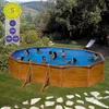 Piscine Ovale Acier Imitation Bois Piscine Ovale Acier Voir les images du produit 7