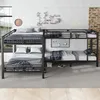 Flieks Etagenbett 90x200cm/140x200cm, Jugendbett Metallbett Produktbild-Vorschau 1