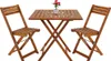 CASARIA® Balkonmöbel Set 2 Personen Wetterfest Holz Produktbild-Vorschau 11