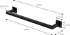Obdélníkový věšák na zeď ML-Design, 12x60 cm, černý, z Náhled obrázku produktu 7