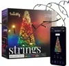 A product box for Twinkly Strings LED lights, with a string of lights and a smartphone displaying the app interface. Náhled obrázku produktu
