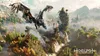 A mechanical bird flies over a lush, mountainous landscape with ancient ruins. Produktbild-Vorschau