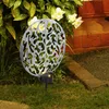 LED Solar-Steckleuchte, Lichteffekt, antik silber, H 41 cm Produktbild-Vorschau 12