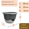 2er Set Blumentopf zum Hängen Outdoor Blumenampel Außen Produktbild-Vorschau 3